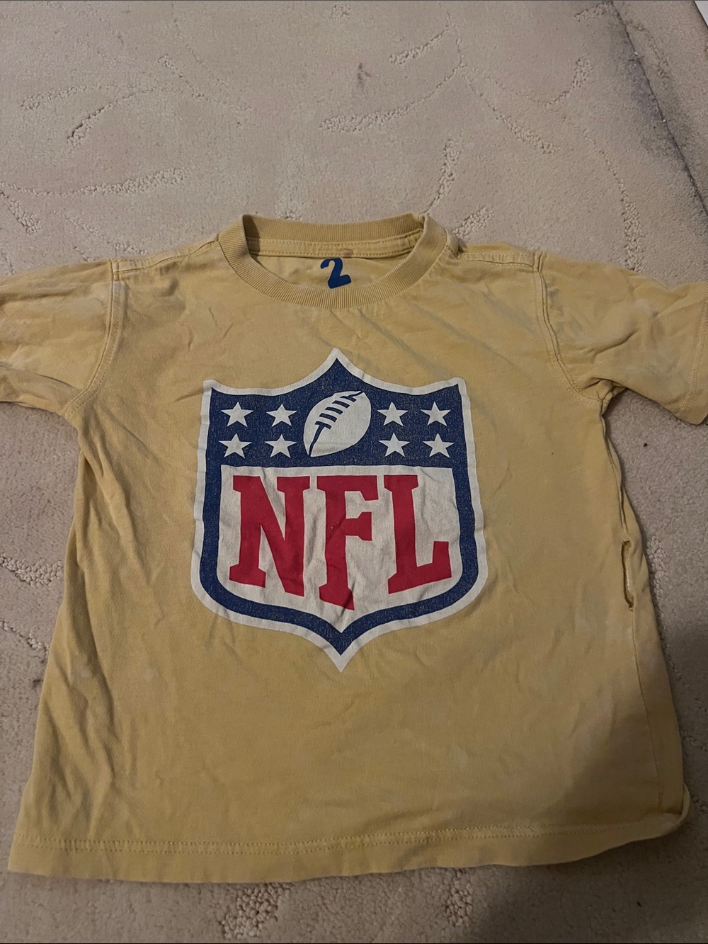 Cotton On Yellow Kids NFL Shield Short-Sleeve Tee